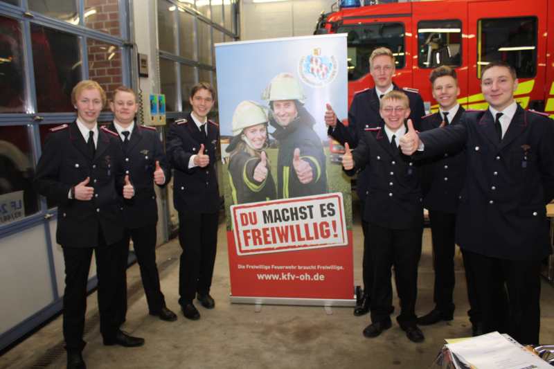 Übertritte aus unserer Jugendfeuerwehr 2013 Übertritte 2013